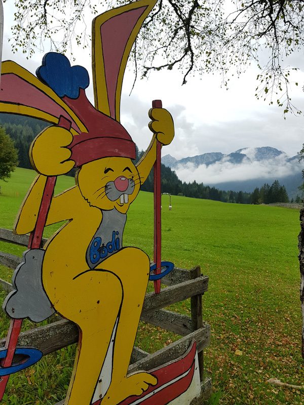 Mister Wong hikes the Tscheppaschlucht Canyon in Carinthia, Kärnten, Austria