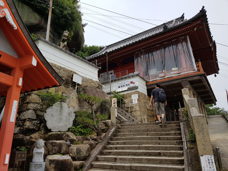 Mister Wong in Onomichi, Japan, Okayama Preceture, Port, Cat Lover City, Shrine, Temple, Cable Car, Look-Out, panoramic view