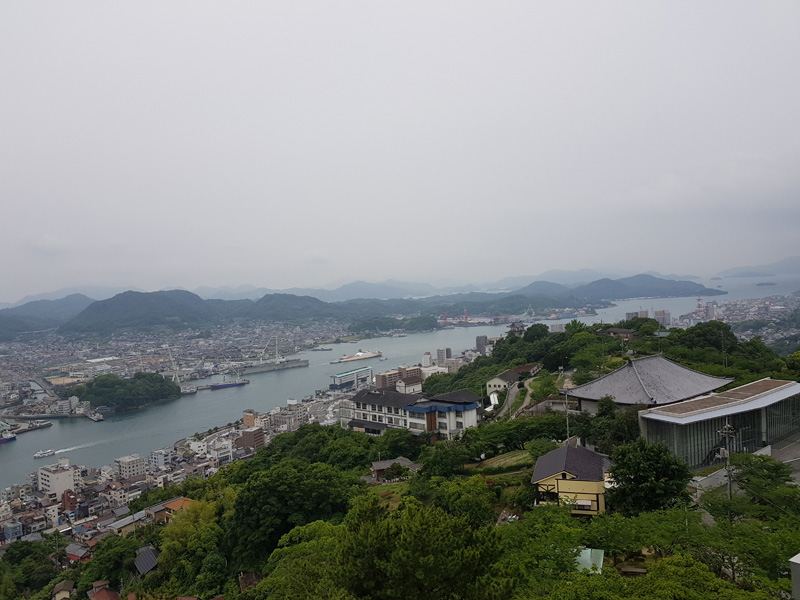 Mister Wong in Onomichi, Japan, Okayama Preceture, Port, Cat Lover City, Shrine, Temple, Cable Car, Look-Out, panoramic view