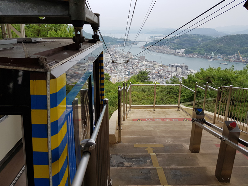 Mister Wong in Onomichi, Japan, Okayama Preceture, Port, Cat Lover City, Shrine, Temple, Cable Car