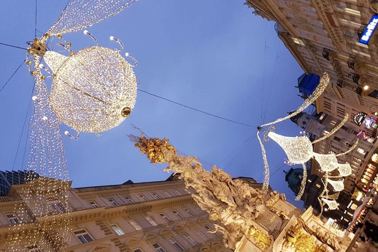 Christmas Decoration at Graben near St. Stephen's Chathedral, Vienna, Austria