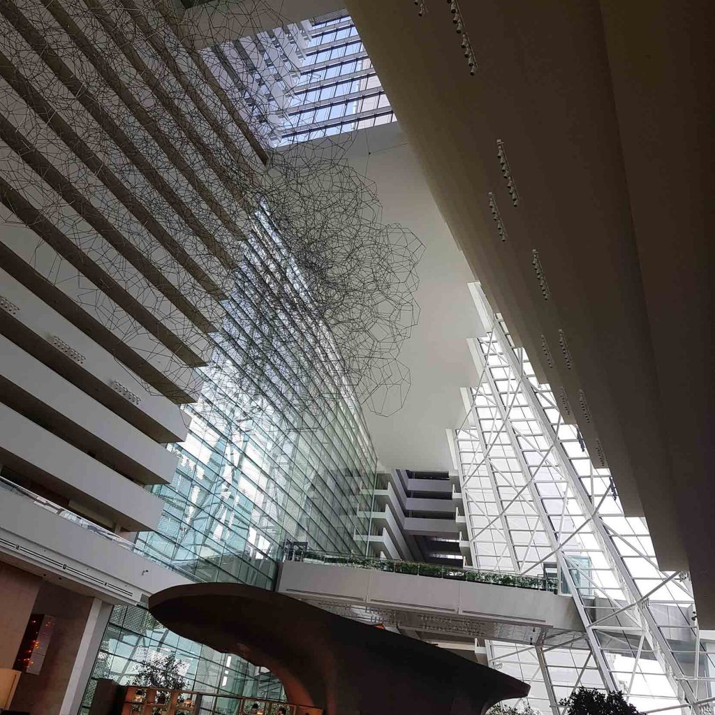 Entrance hall of Marina Bay Sands Hotel, Singapore