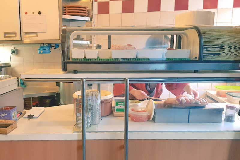 Kojiro Sushi Bar Fish Shop Naschmarkt Vienna Wien Austria - Authentic Traditional Japanese Japanschies Sushi Restaurant Sushi Chef